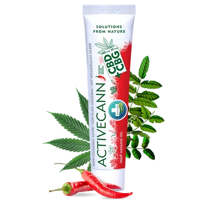 ANNABIS ACTIVECANN WÄRMENDES HANF MASSAGEGEL MIT CBD + CBG